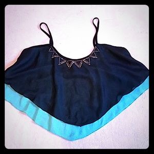 Charlotte russe blue crop